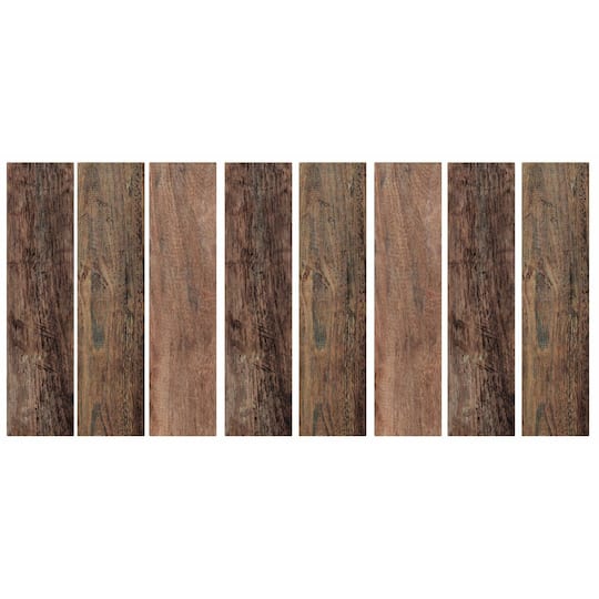 RoomMates Brown Barn Wood Plank Peel & Stick Giant Decals